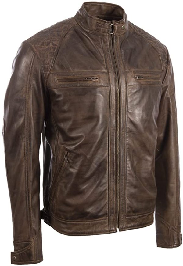 Men's Leather Jackets-402